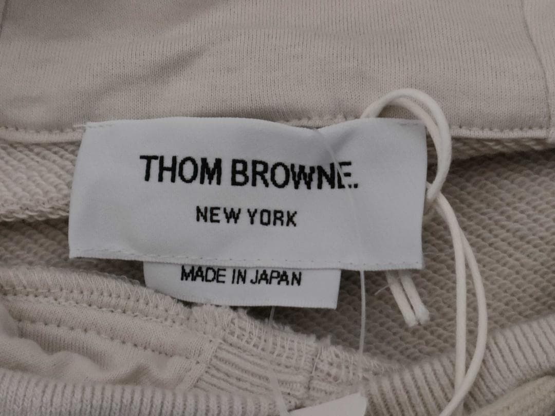 トムブラウン 半袖フーディ ライトグレー サイズ36 新品・未使用