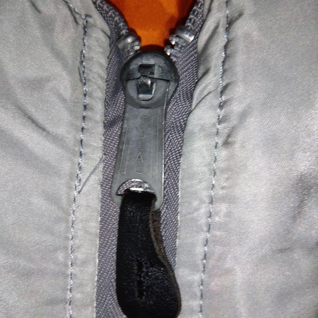 80s〜90s アルファ　MA-1 アメリカ製　シルバーグレー　サイズS