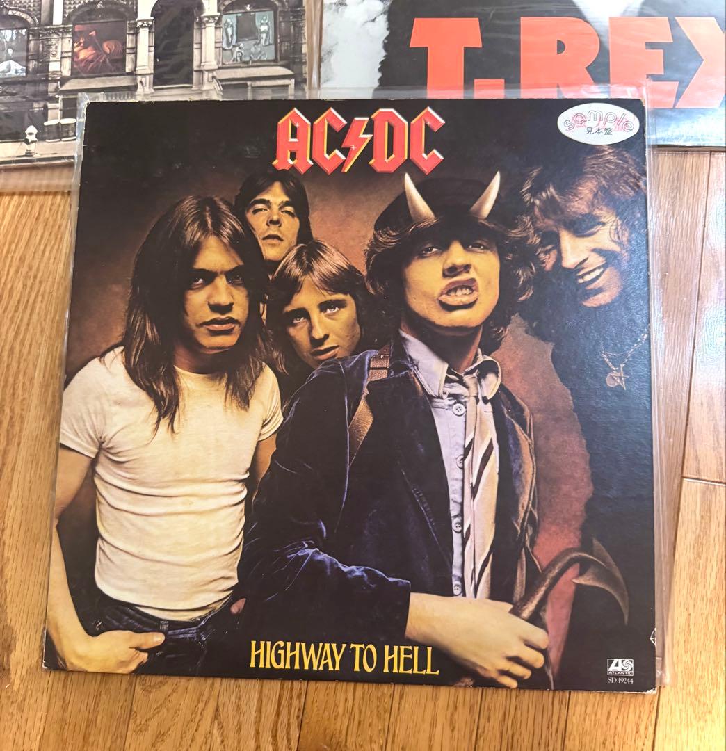 見本盤 AC/DC 地獄のハイウェイ レコード