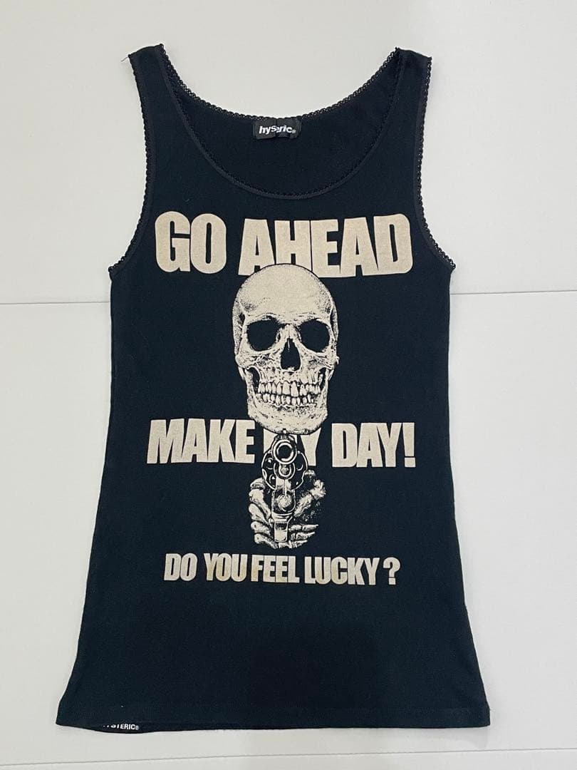 HYSTERIC GLAMOUR スカル　タンクトップ