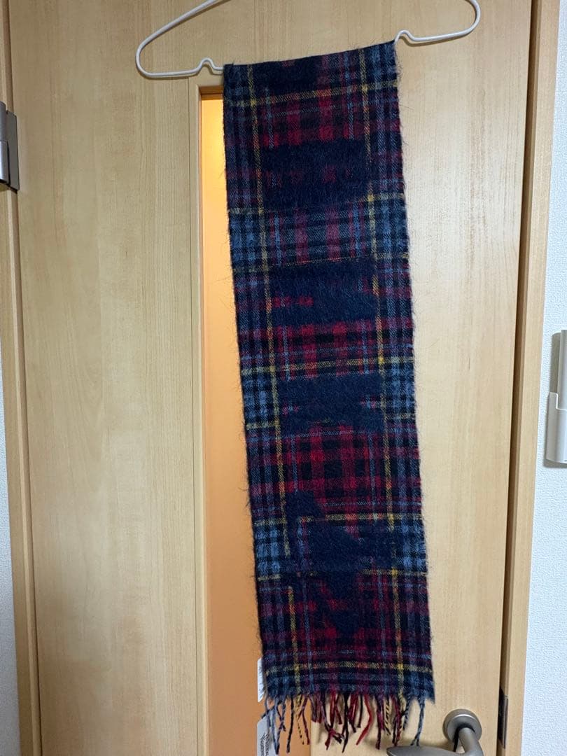インポート Vivienne Westwood チェック柄マフラー
