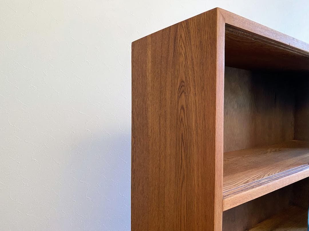 1950s イギリス製 英国 オーク ガラスキャビネット 仕上済