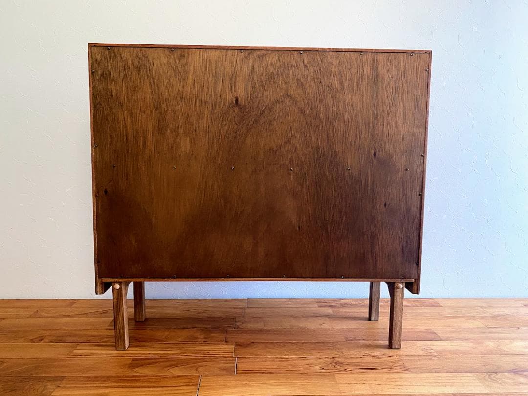 1950s イギリス製 英国 オーク ガラスキャビネット 仕上済