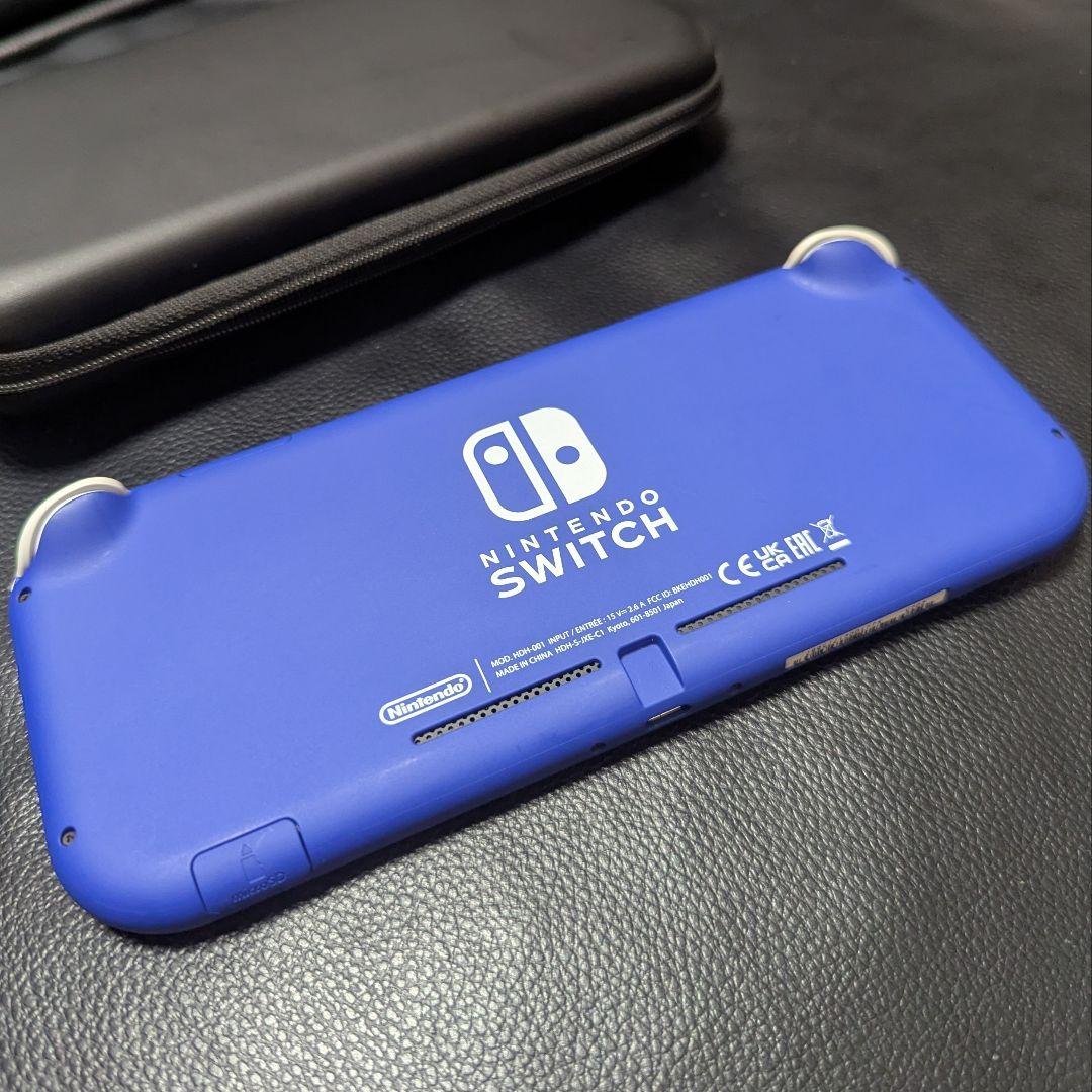 Nintendo Switch Lite 青 本体 + 充電器 + ケース