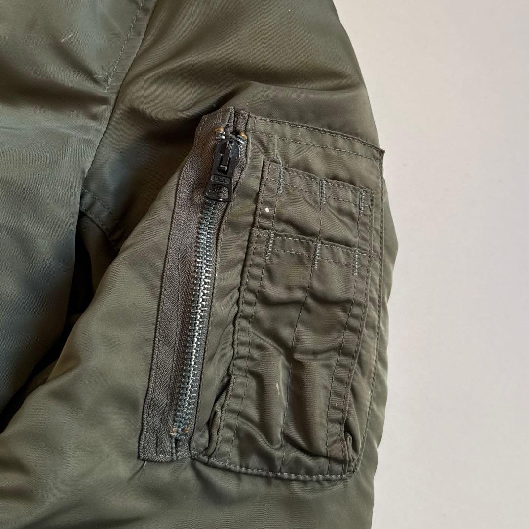 雰囲気◎ 90's ALPHA INDUSTRIES MA-1 ミディアム