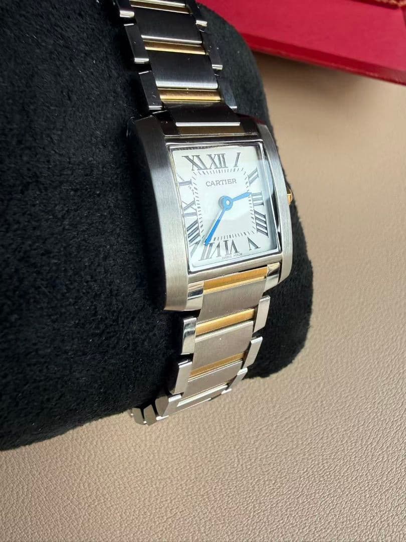 カルティエ タンクフランセーズ SM コンビ W51007Q4 SSxYG