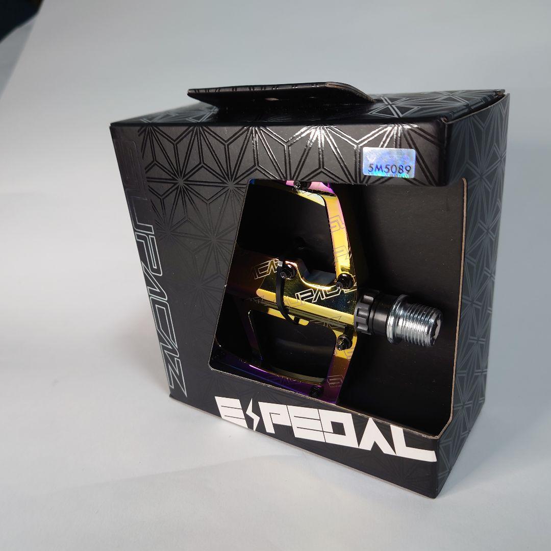 新品未開封 スパカズ ePEDALS オイルスリック フラットペダル