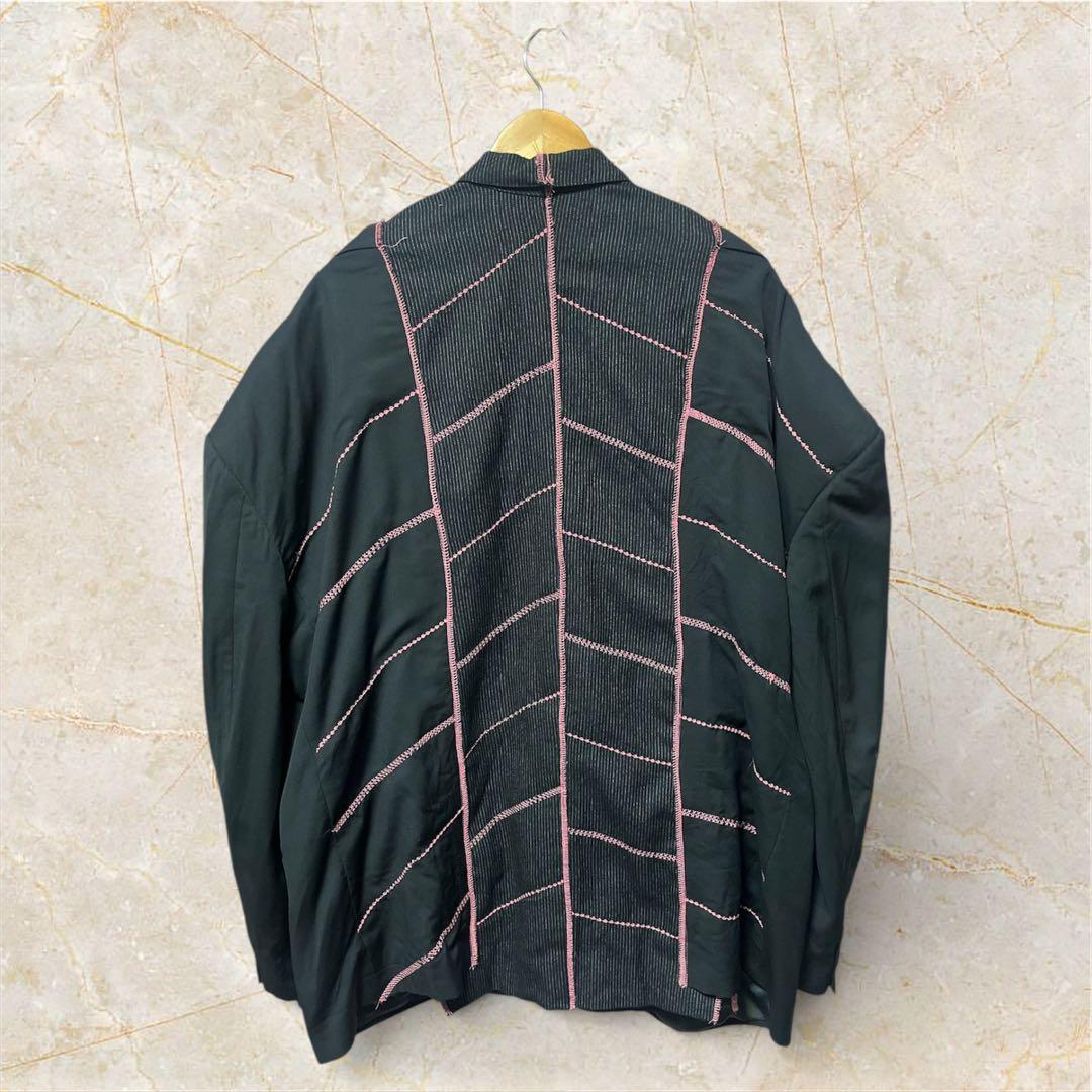 リメイク ピンクリボン テーラードジャケット 袴スラックス セットアップ