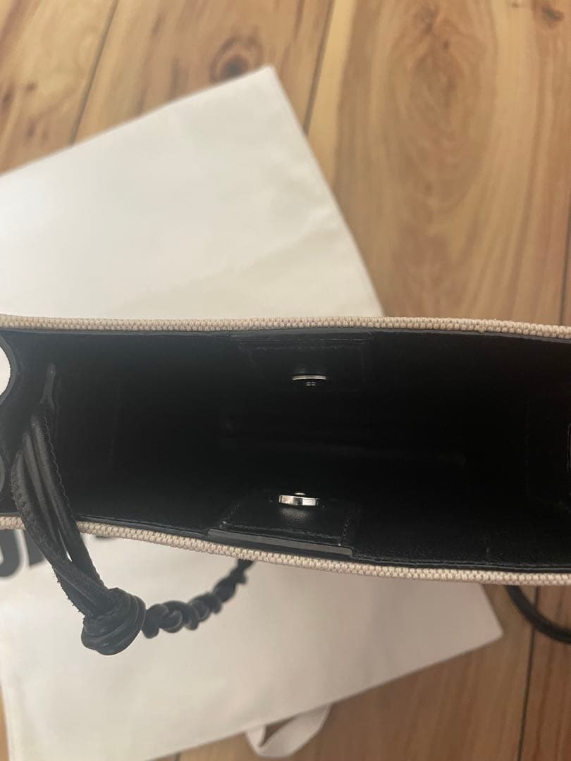 JIL SANDER ベージュ ショルダーバッグ