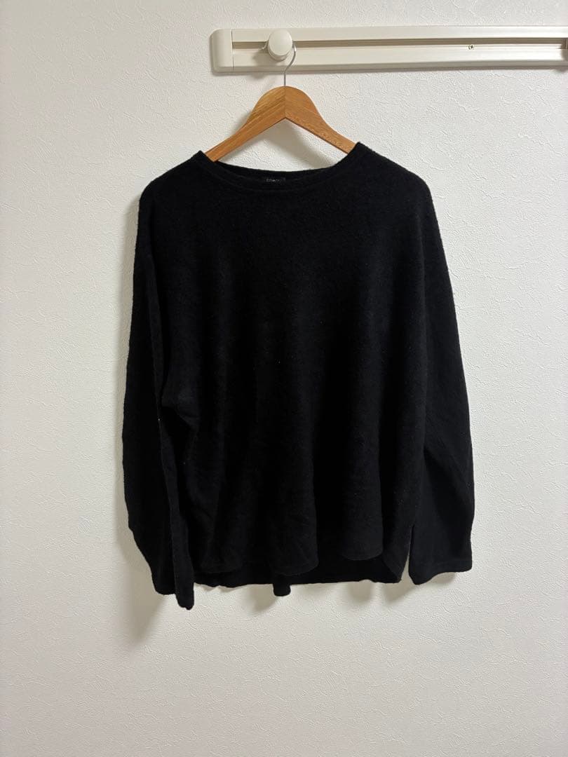 COMOLI シルクフリース 長袖クルー　サイズ3