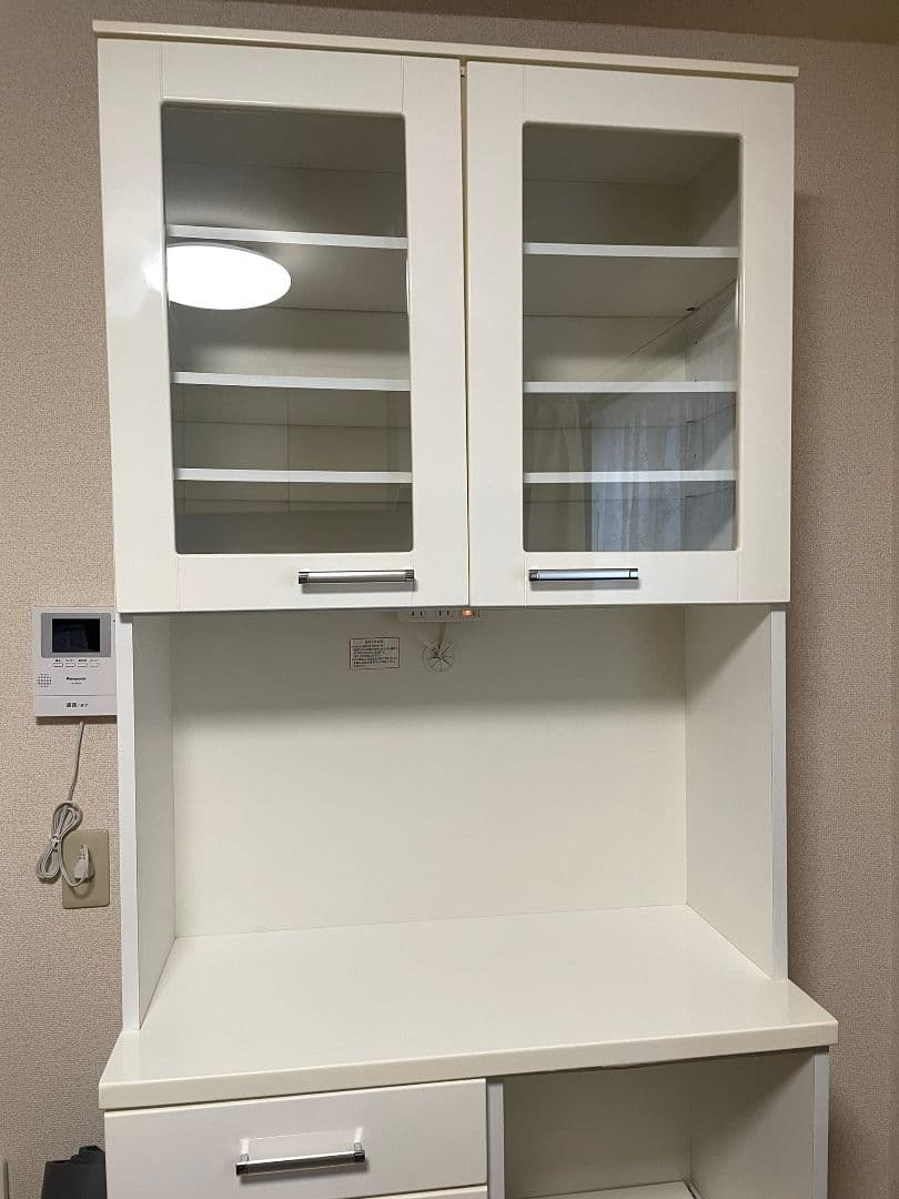 ニトリ　キッチンボード　食器棚　レンジボード　カップボード