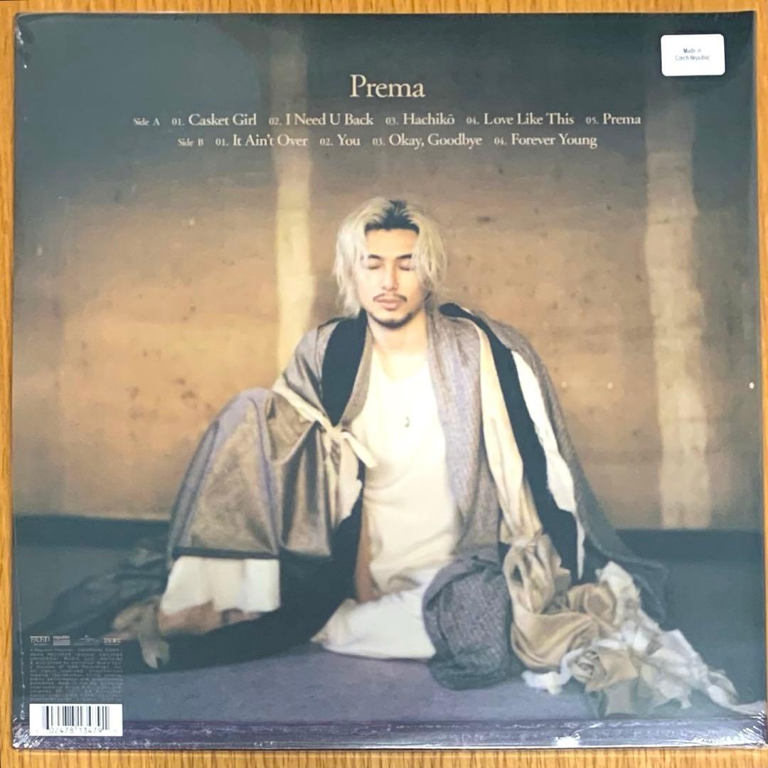 【新品】藤井風 Prema（プレマ）クリアヴァイナル仕様／アナログレコード