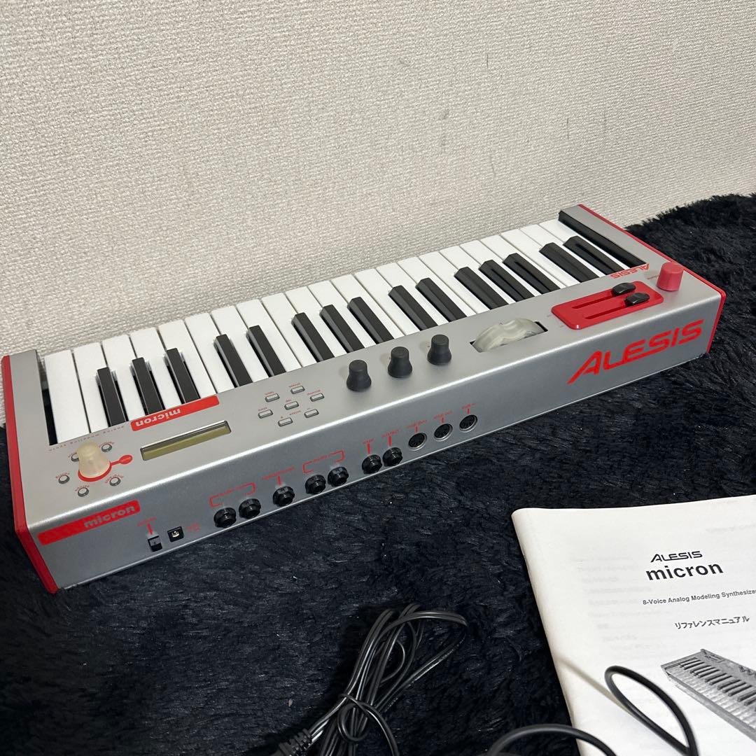 希少 廃盤品 ALESIS MICRON アナログモデリングシンセサイザー