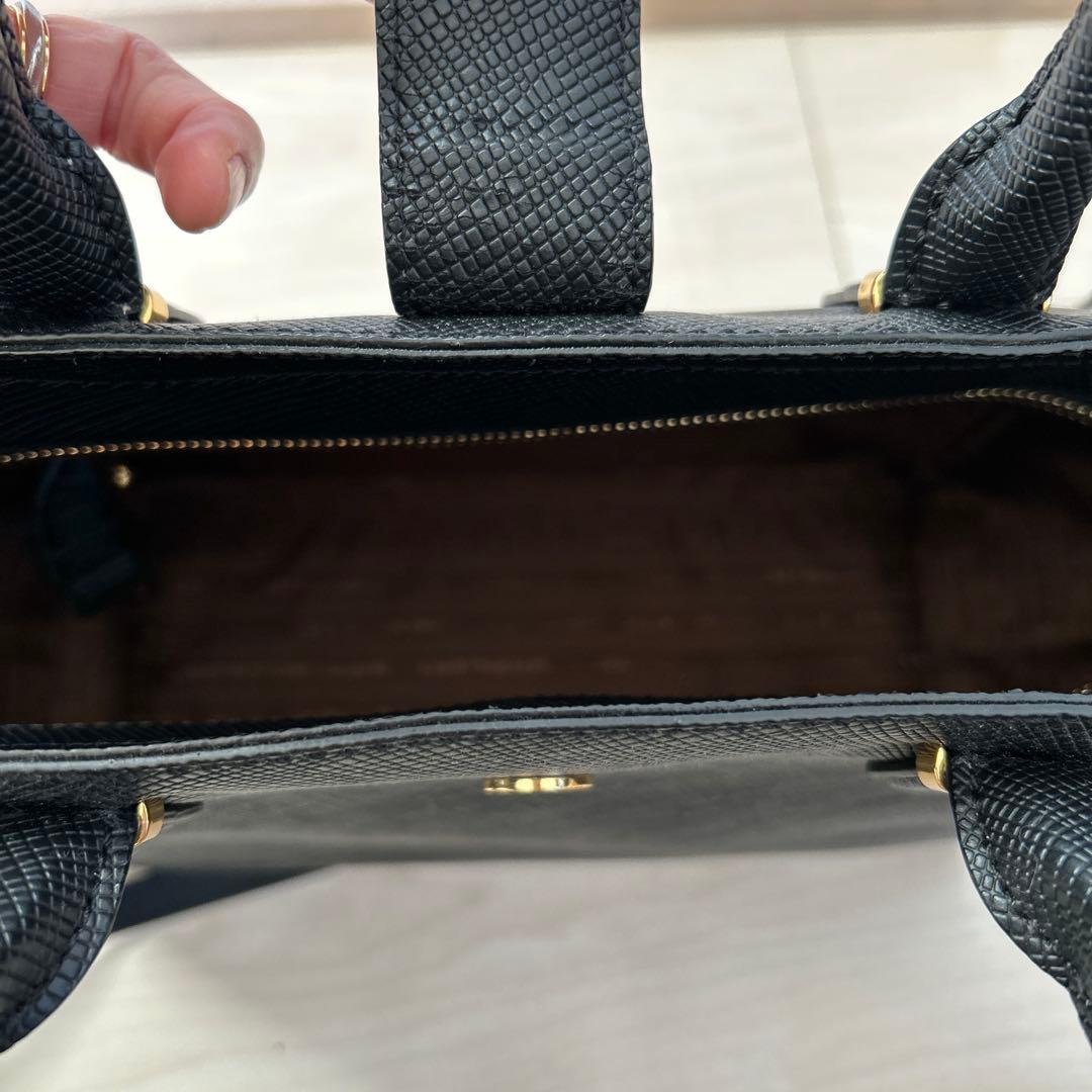 ローレンラルフローレン☆2ウェイレザーショルダーバッグ