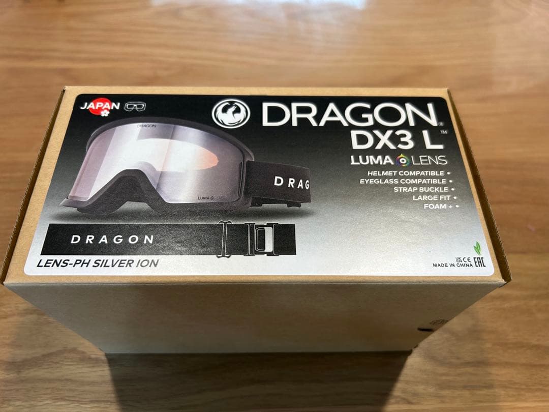 DRAGON DX3 L ゴーグル PH SILVER ION