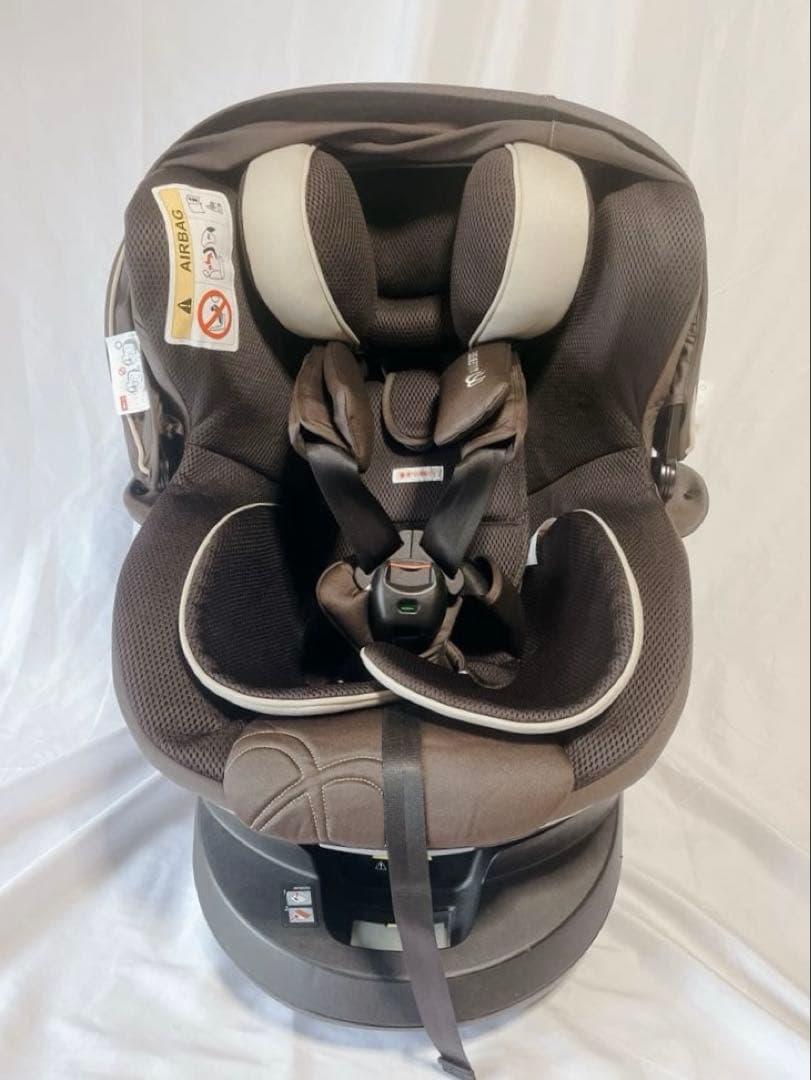 エールベベ クルット5i グランス ISOFIX 回転式 美品
