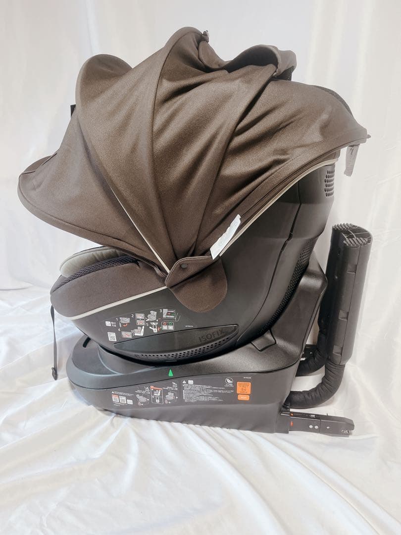エールベベ クルット5i グランス ISOFIX 回転式 美品