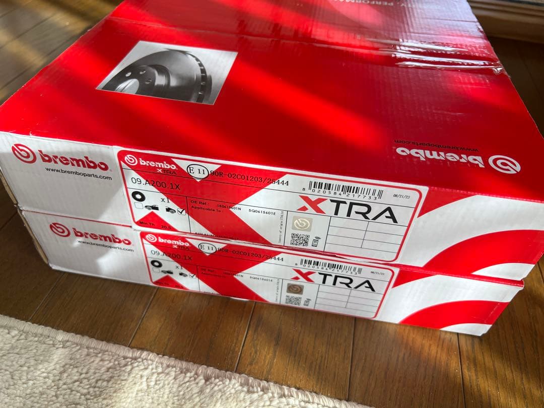 新品　brembo エクストラ ブレーキローター 2枚セット09.A200.1X
