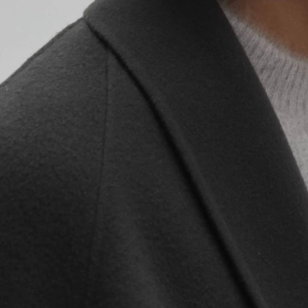 ジャケット・アウター Super 140s SHAWL COLLAR CAPE COAT