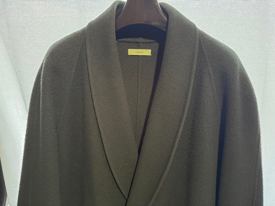 ジャケット・アウター Super 140s SHAWL COLLAR CAPE COAT