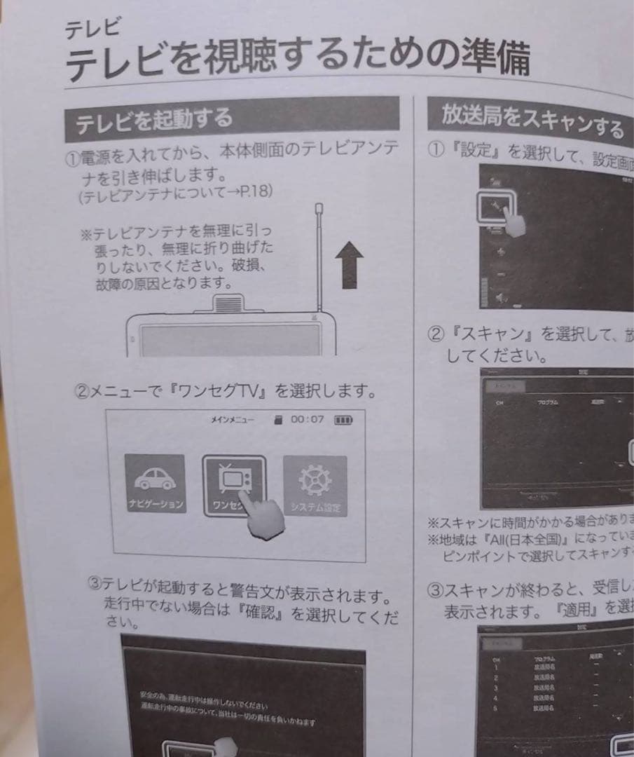 ポータブルカ－ナビ 2024年式