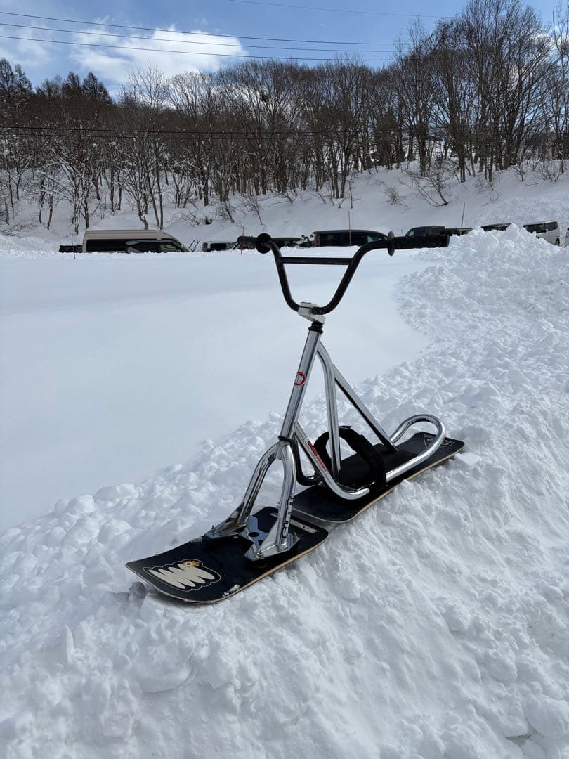 送料込み！　スノースクート　メッキフレーム　非貫通ブッシュ