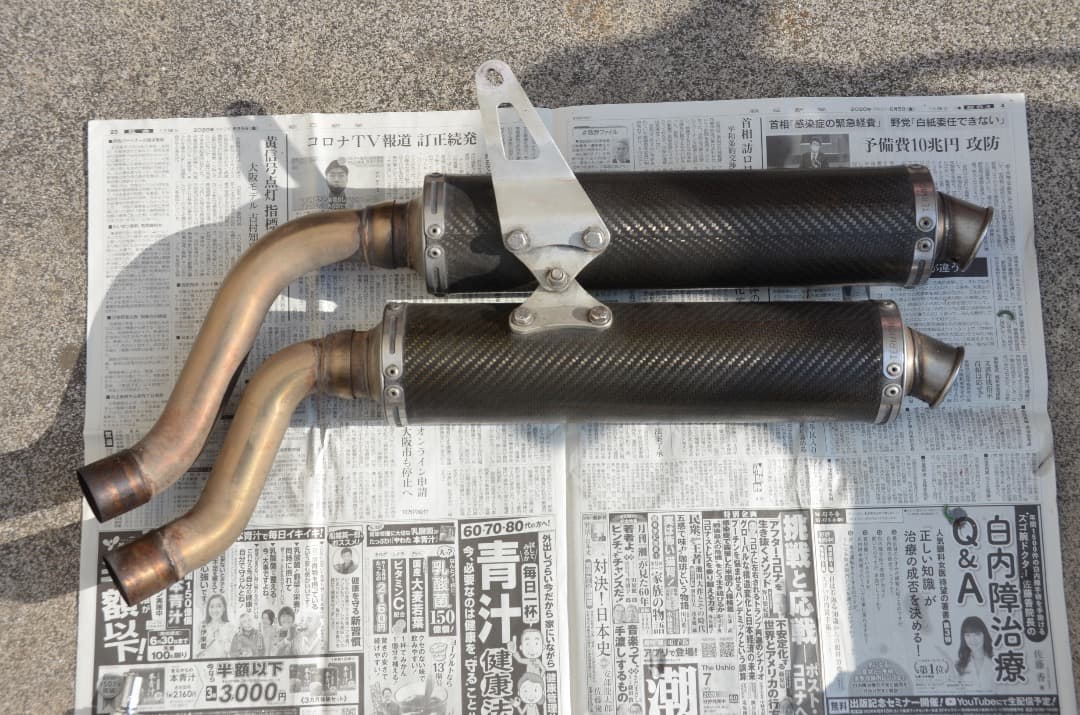 ducatiモンスターS4R.S4RS用テルミニョーニスリップオンマフラー