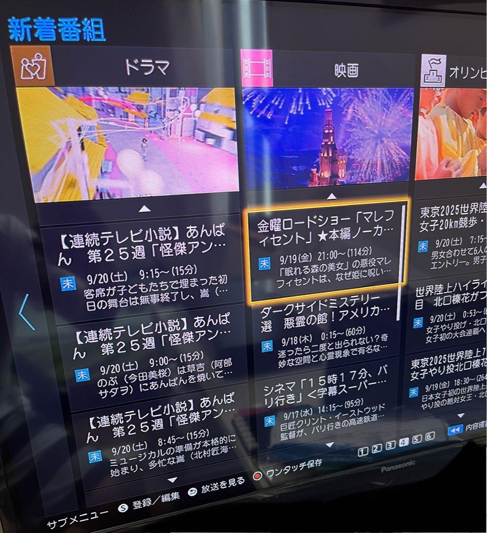 Panasonic DMR-BRX2020 ブルーレイレコーダー 自動録画16