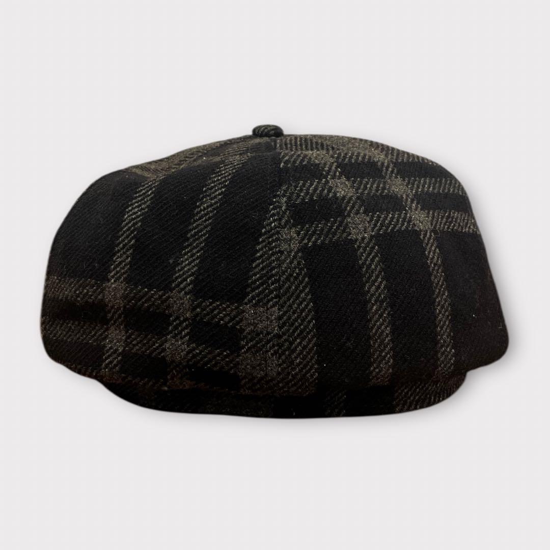 ダブルアールエル ラルフローレン キャスケット チェック ウール M