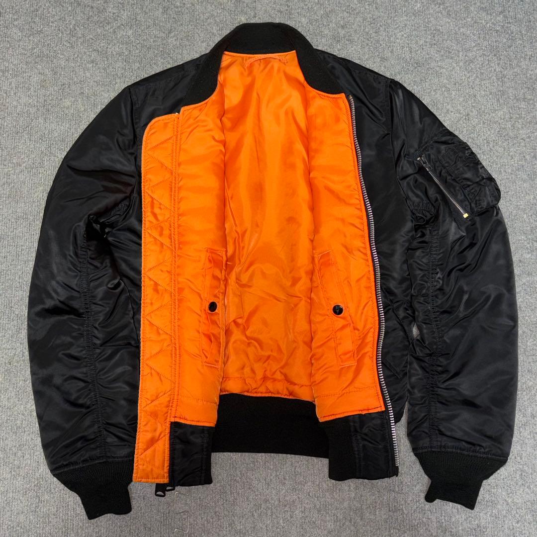 【極美品✨】【90s】ALPHA INDUSTRIE ma-1 ブラック M