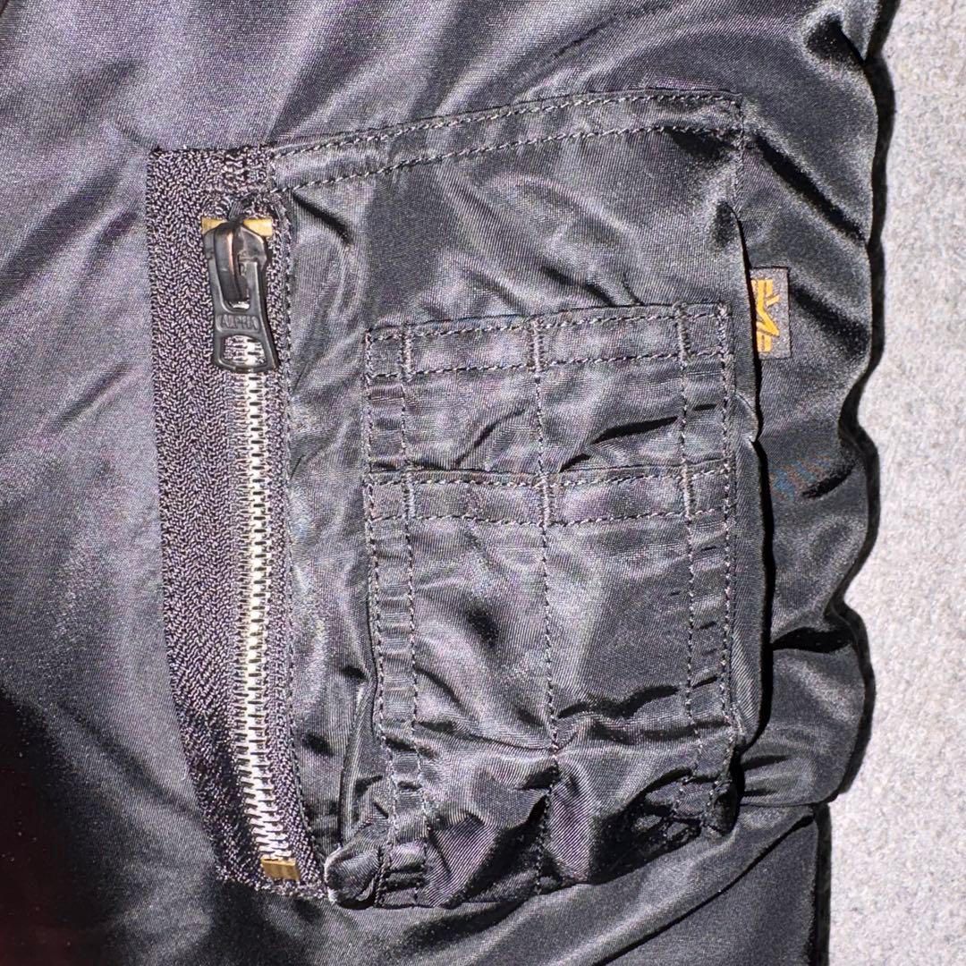 【極美品✨】【90s】ALPHA INDUSTRIE ma-1 ブラック M