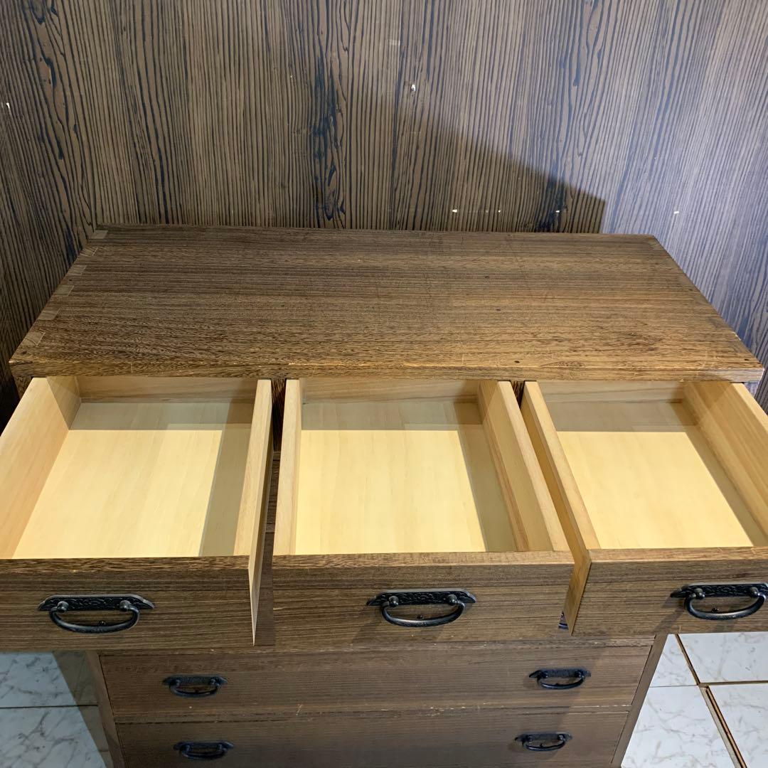 桐たんす　桐タンス　桐端箪笥　和モダン　民芸家具　高級