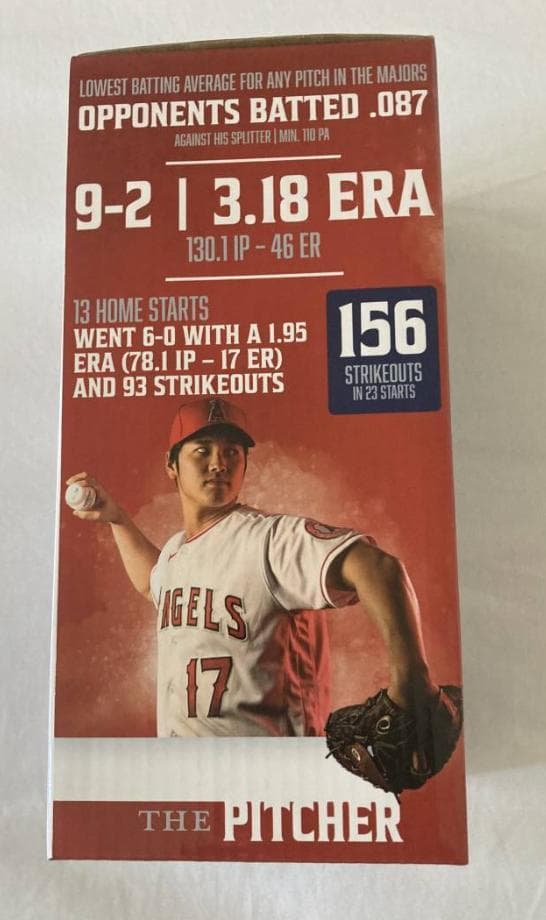 【球場限定】大谷翔平 ボブルヘッド 2021シーズンMVP記録 2022/4/8