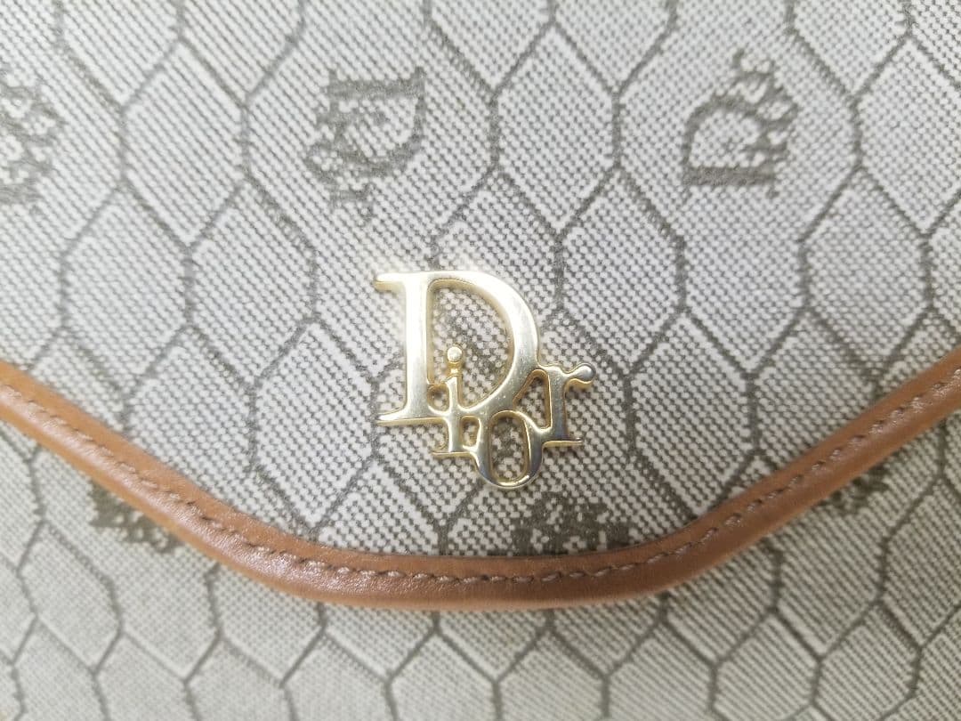 クリスチャン・ディオール ハニカムパターン チェーンショルダーバッグ