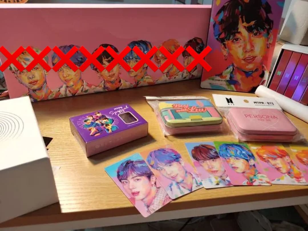 公式BTSアクリルフォトフレーム #BTS限定#コンタクトレンズケース付き