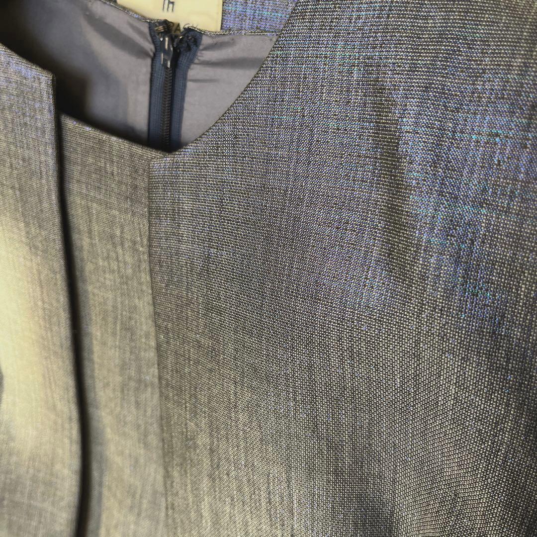 【極美品】エムズグレイシー ワンビーススーツ アンサンブル 玉虫色