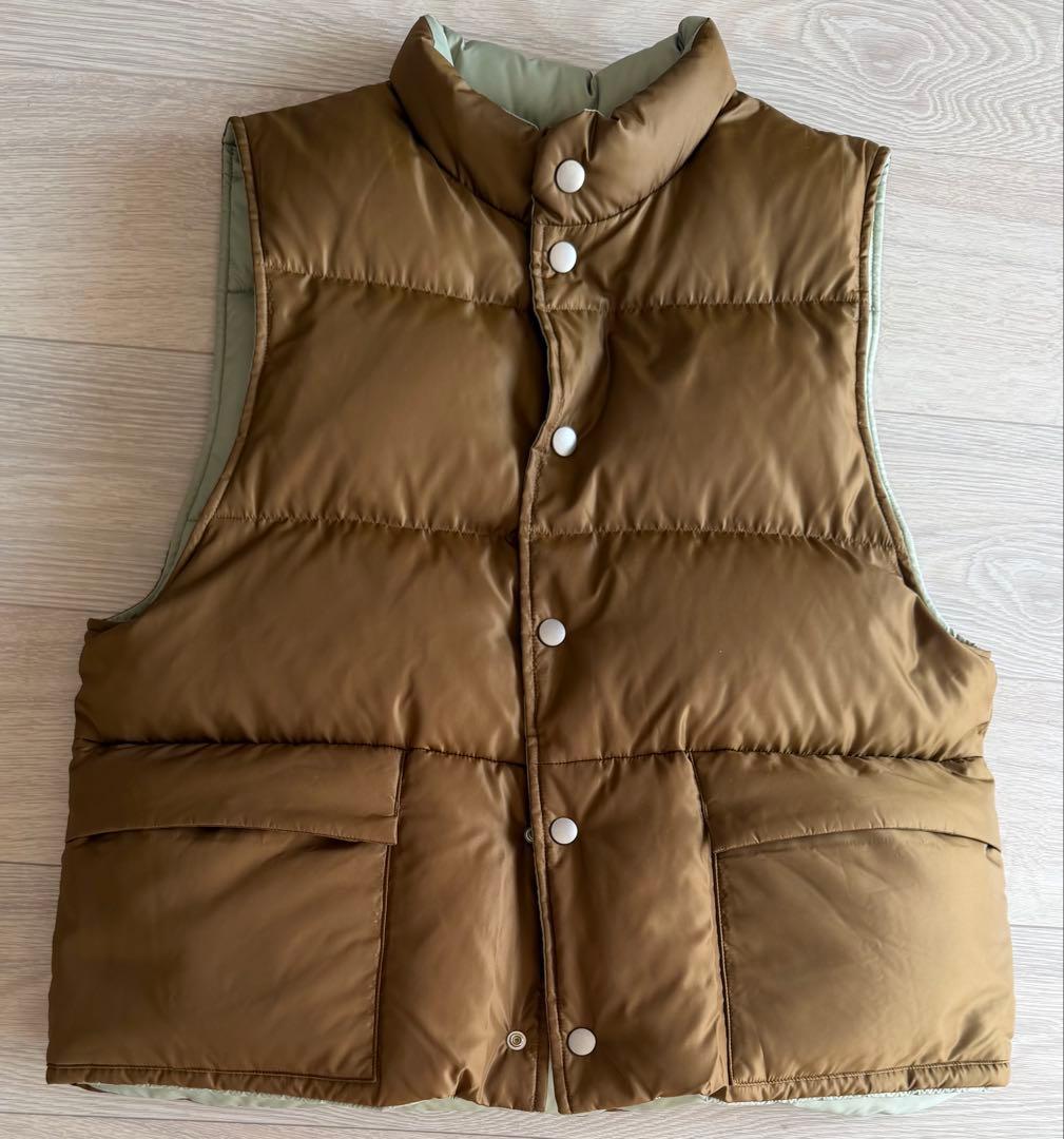beams boy リバーシブル ダウン ベスト