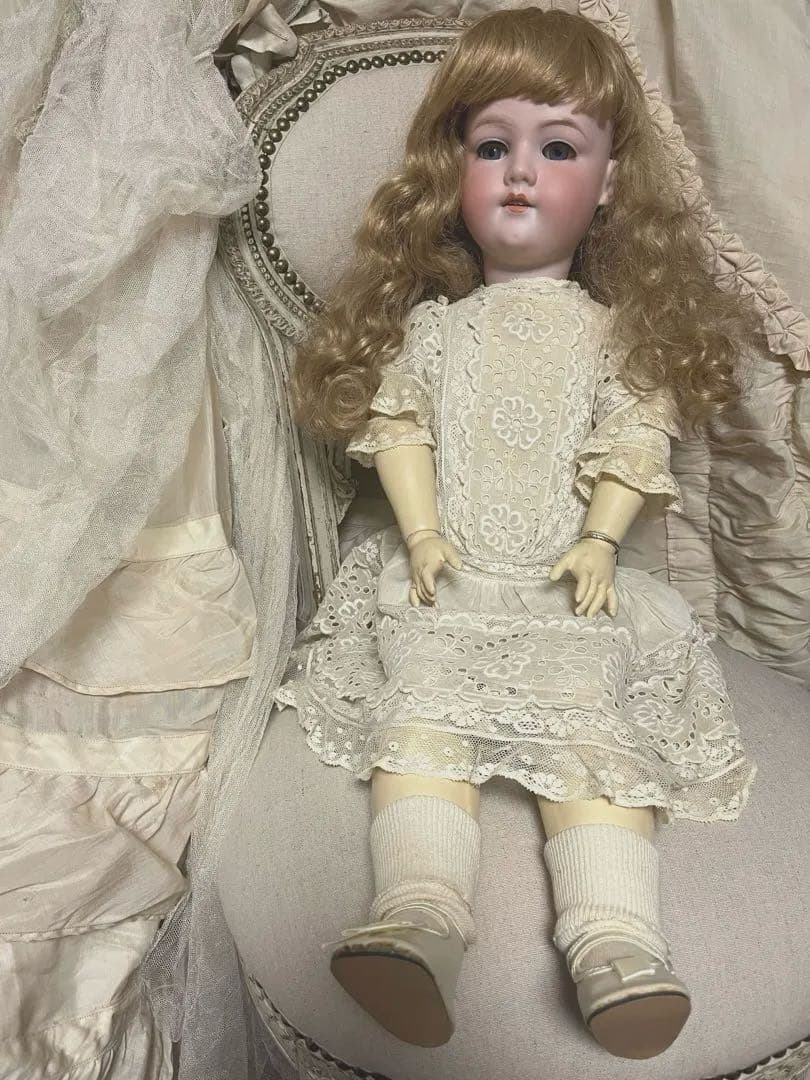 アンティーク　ドール　ビスクドール　スリープ