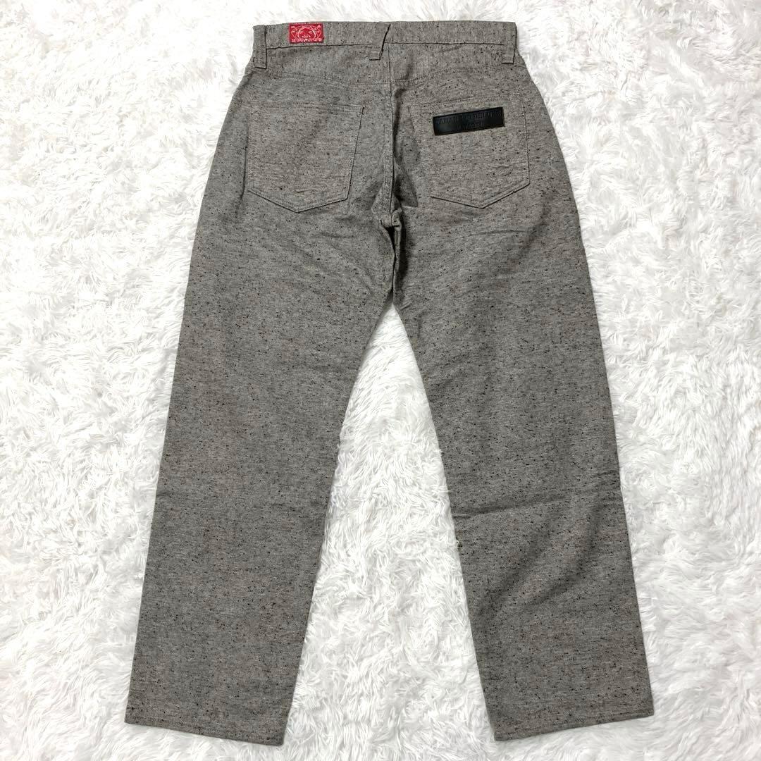 極美品✨　YAMANE DELUXE HAYAOKI 3 コットンパンツ　ネップ