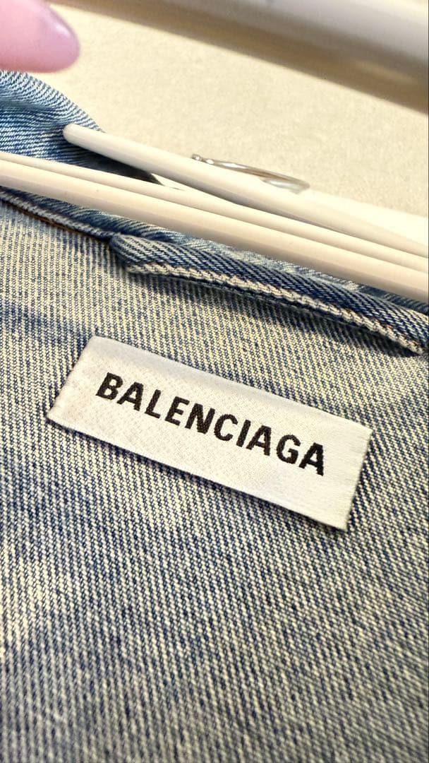 BALENCIAGA デニムジャケット キラキラ