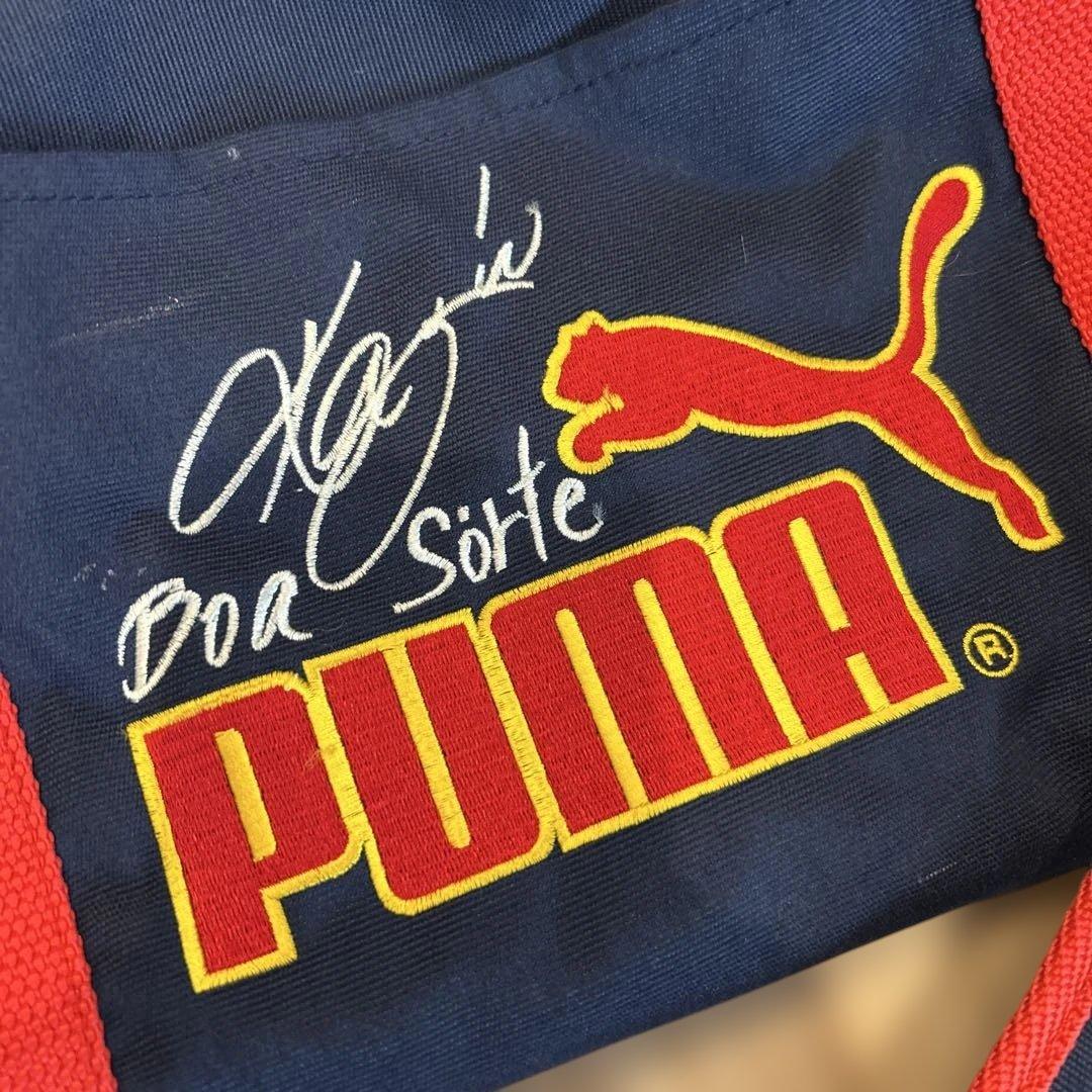 ⭐︎超レア‼︎ 三浦知良 キングカズ サイン刺繍 puma プーマ ボストンバッグ