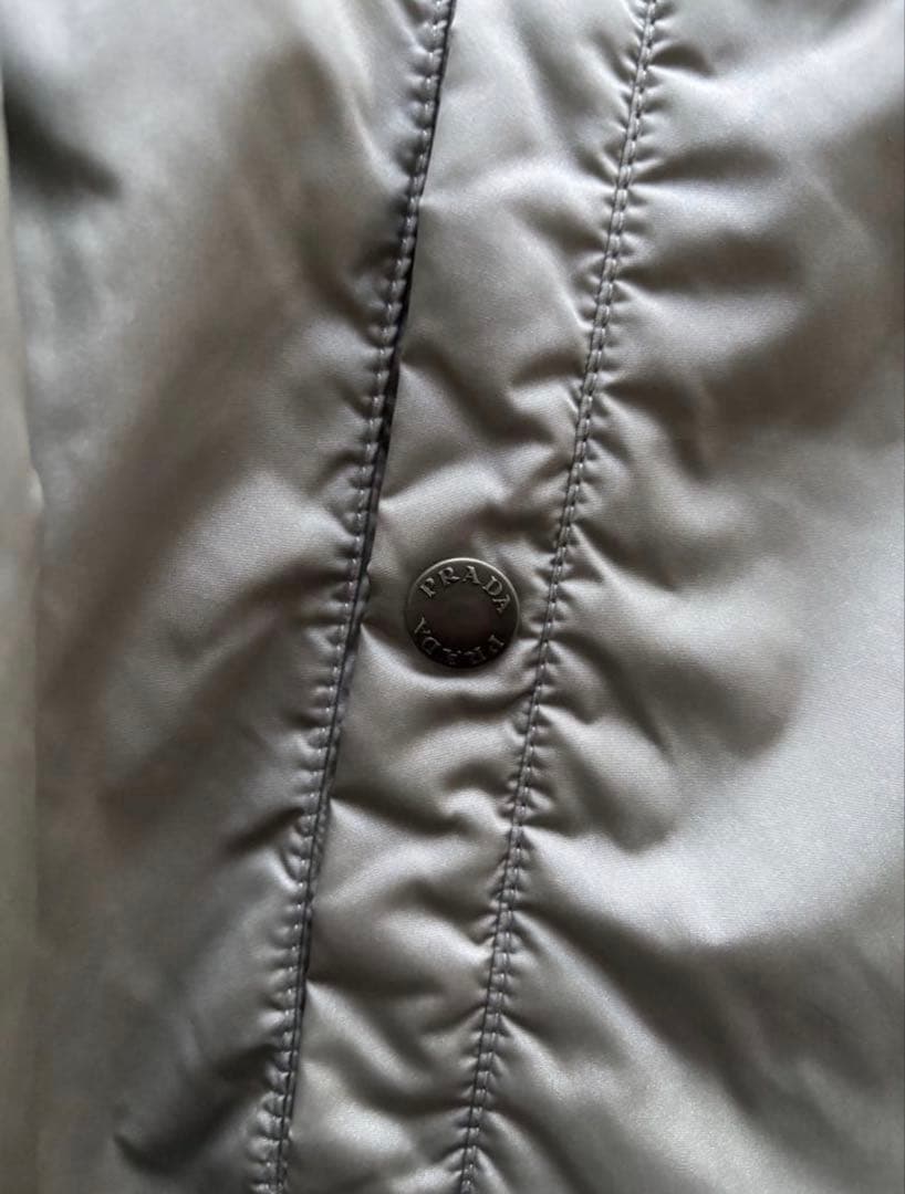 KN PRADA SPORTシルバー MA-1ジャケット