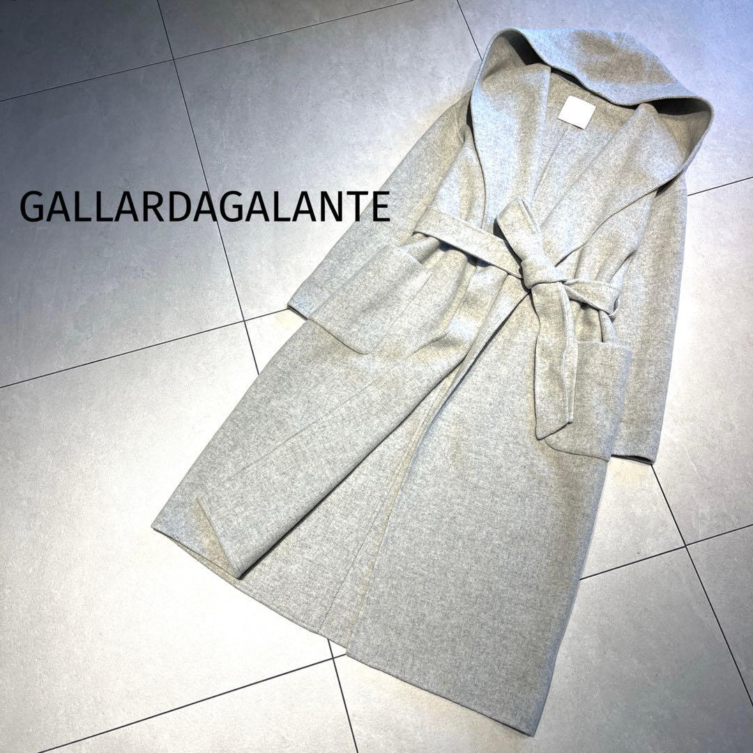 GALLARDAGALANTE★ウール　ロングリバー　フーディ　コート