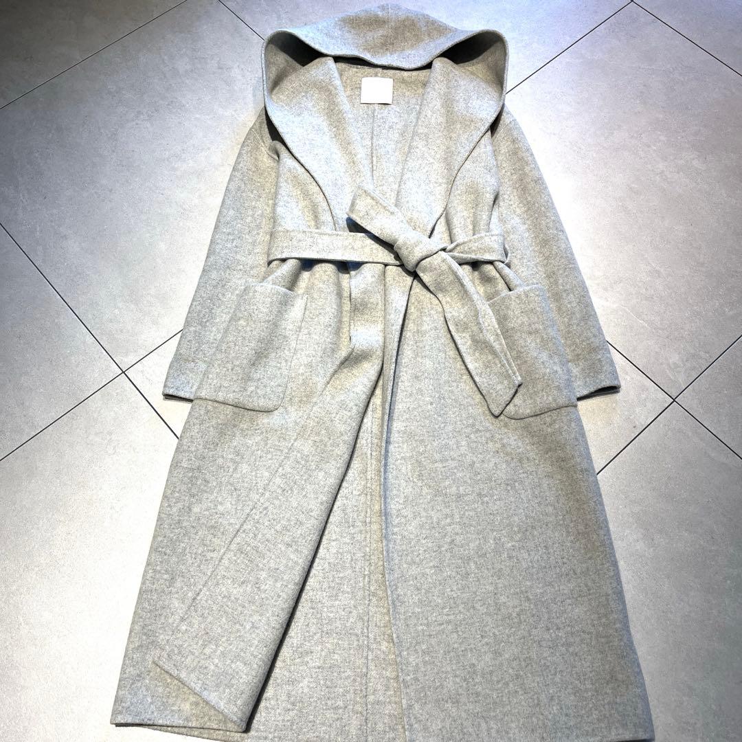 GALLARDAGALANTE★ウール　ロングリバー　フーディ　コート