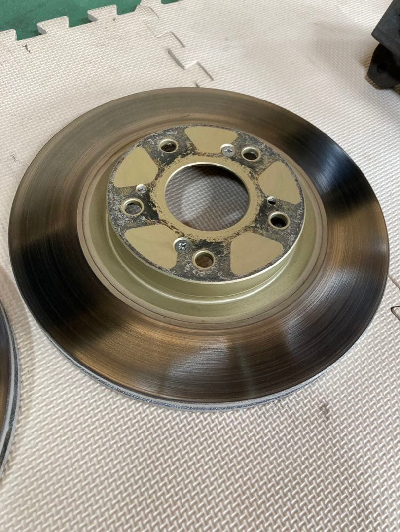 シビック FN2 タイプR ユーロ ブレーキ キャリパー ローター 左右 セット