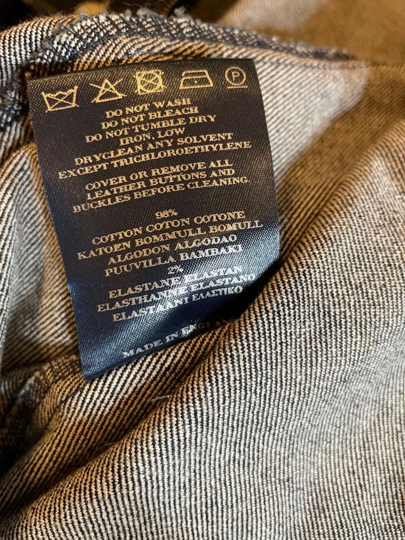 バーバリー　ロンドン　ノバチェック　Gジャン　イギリス製