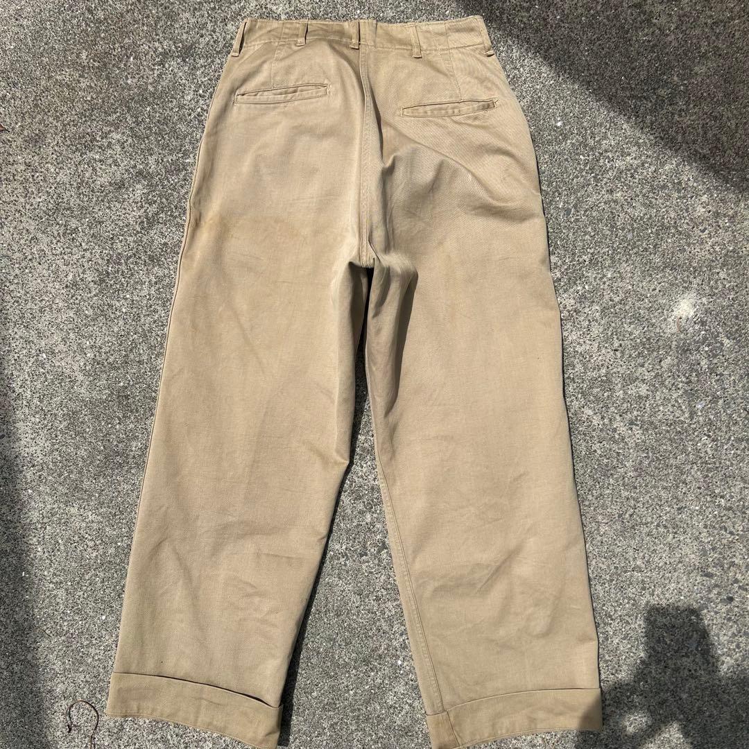 【イチオシ！】40s U.S ARMY M-45初期 チノパン ミリタリーパンツ