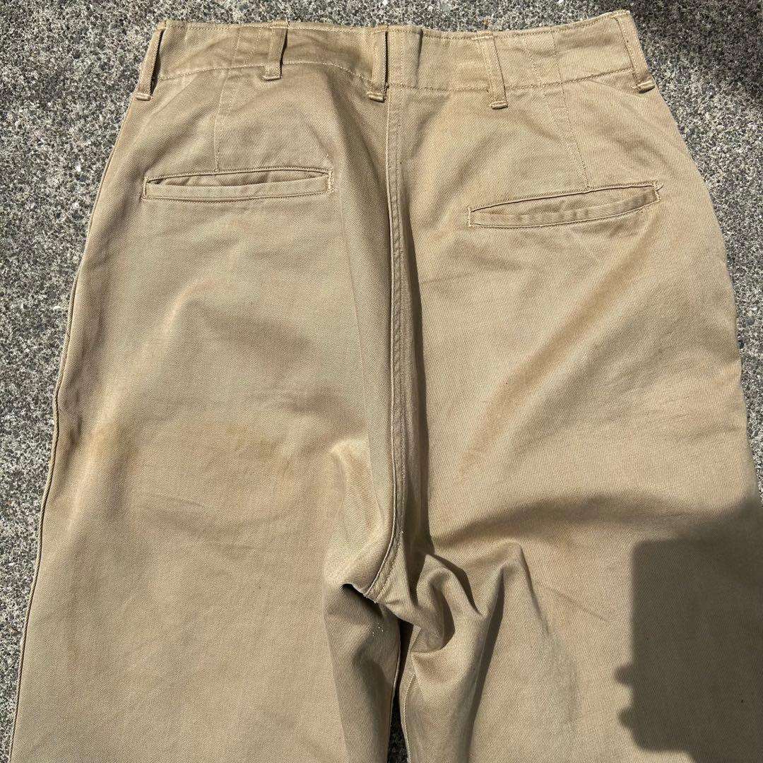 【イチオシ！】40s U.S ARMY M-45初期 チノパン ミリタリーパンツ