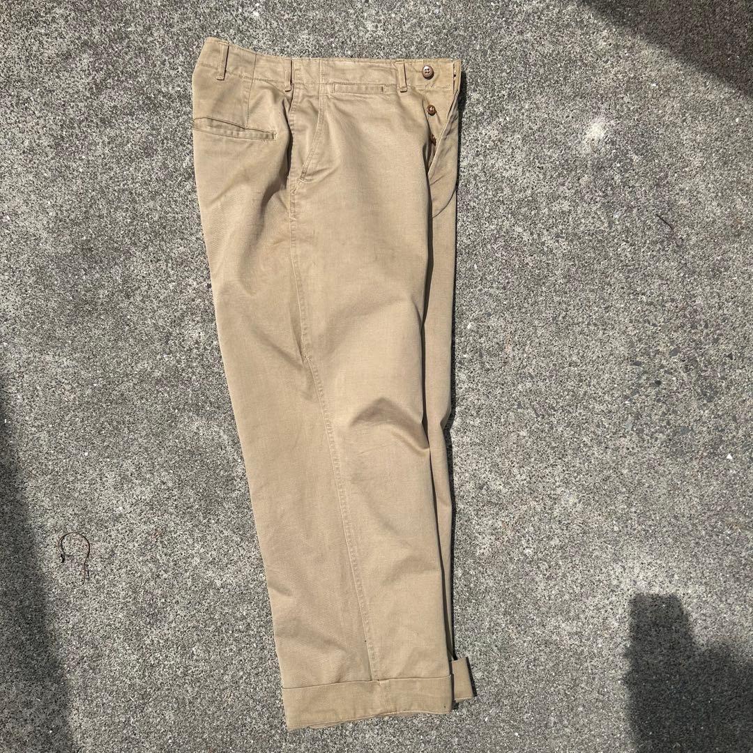 【イチオシ！】40s U.S ARMY M-45初期 チノパン ミリタリーパンツ