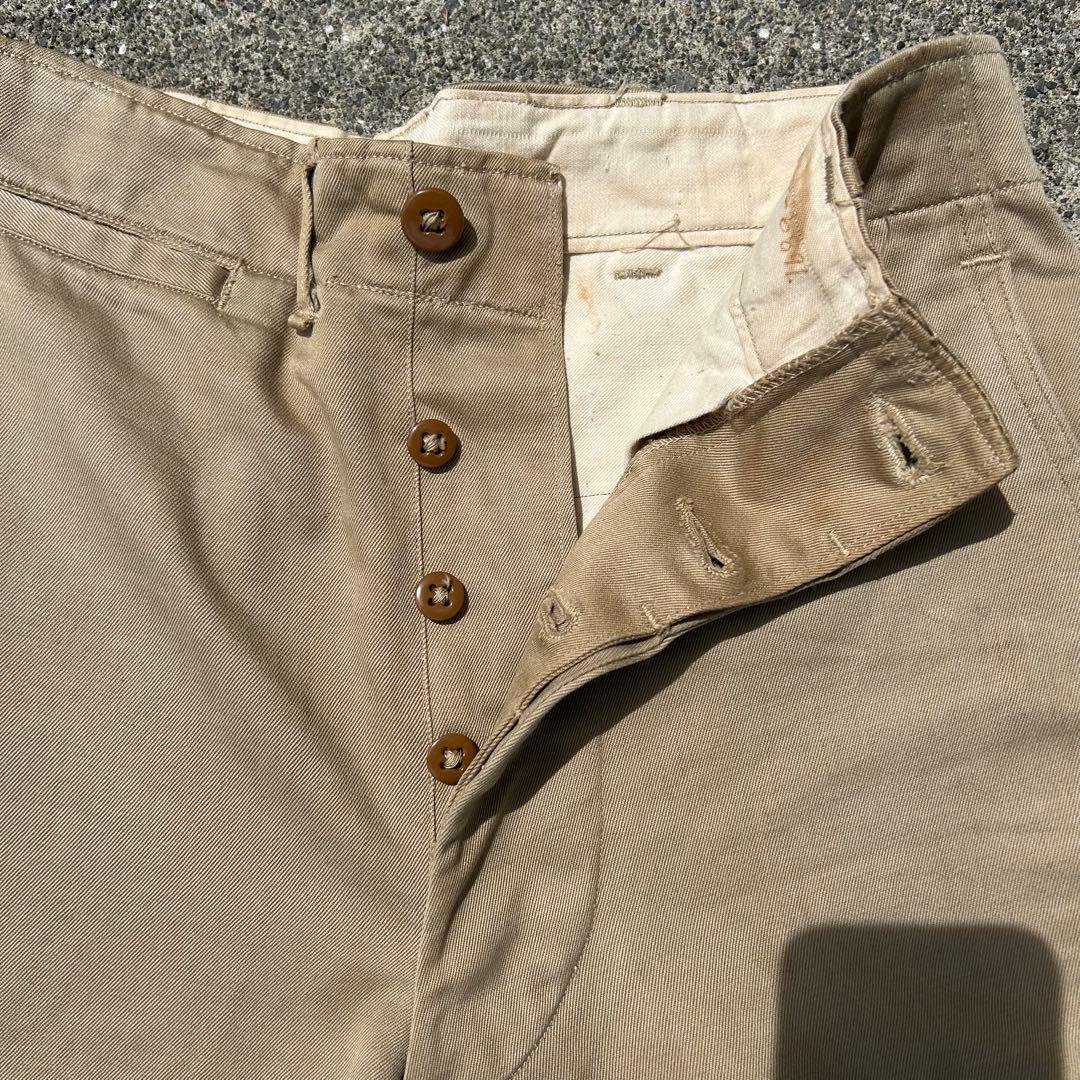 【イチオシ！】40s U.S ARMY M-45初期 チノパン ミリタリーパンツ